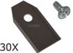 perfektGarten Husqvarna 30x 3,5 cm mes voor Automower 320, 420, 440, 330X, 430X, 450X Solarhybrid