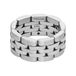 Fossil Heren Arden zilveren roestvrijstalen ring, JF048260408