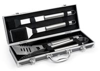 Leopold Vienna Barbecuegereedschap 4-delige set in grillkoffer
