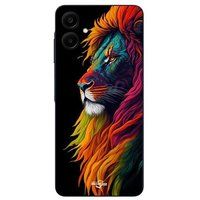 Maniacase Etui Samsung Galaxy A06 Majestic gekleurde leeuw