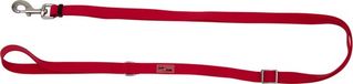 JACK AND VANILLA Ergonomische verstelbare hondenriem met veilige karabijnhaak, modern en dynamisch design, kleur rood, eenheidsmaat (één maat), model Sport Expedition