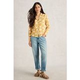 White Stuff Annie Jersey Shirt Chartreuse Print Taille: 8 | Manches longues Outlet | Femme | Vert