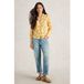 White Stuff Annie Jersey Shirt Chartreuse Print Taille: 8 | Manches longues Outlet | Femme | Vert