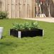 Pin Noir Bois de pin empilable surélevé jardin lit 80 x 60 cm