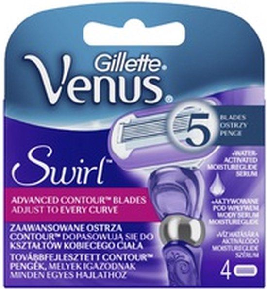 Venus Replacement Shaving Heads Swirl - 4 Pieces