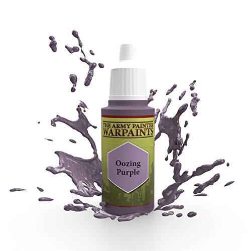 The Army Painter | Warpaint | Oozing Purple | Acrylic Non-Toxic Heavily Pigmented Water Based Paint for Tabletop Roleplaying, Boardgames, and Wargames Miniature Model Painting