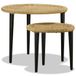 Maison Exclusive - Set de 2 tables d'appoint, jute naturel