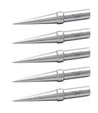 Weller WE1010 soldeertips (TETS-5), conisch, 0,016"/0,4 mm, 5 stuks