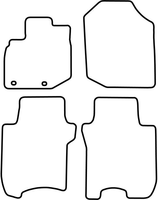 AutoStyle Automatten Honda Jazz 2008-2011