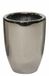 Mega Collections Bloempot Emperor High - rond - zilver - D26 x H35 cm - glans