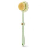 JADUFHU Rugdoucheborstel, lichaamsborstel, doucheborstel met lange steel, groen, 39 cm, doucheaccessoires