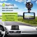Support ventouse avec charnière remplaçable - Support dashcam - Accessoire voiture - Plage de température - Diamètre 5,3 cm - Léger 30,8 g - Support dashcam