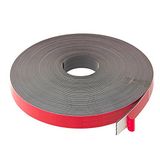 First4magnets F4MF25AF-1 schuimrubberen magneetband polariteit, 1 m lang, metaal, zilver, 25,4 mm breed x 2,5 mm dik