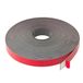First4magnets F4MF25AF-1 schuimrubberen magneetband polariteit, 1 m lang, metaal, zilver, 25,4 mm breed x 2,5 mm dik