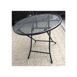 VITA tuinmeubelen Dining Tuin Klaptafel Rond Ø80cm Antraciet