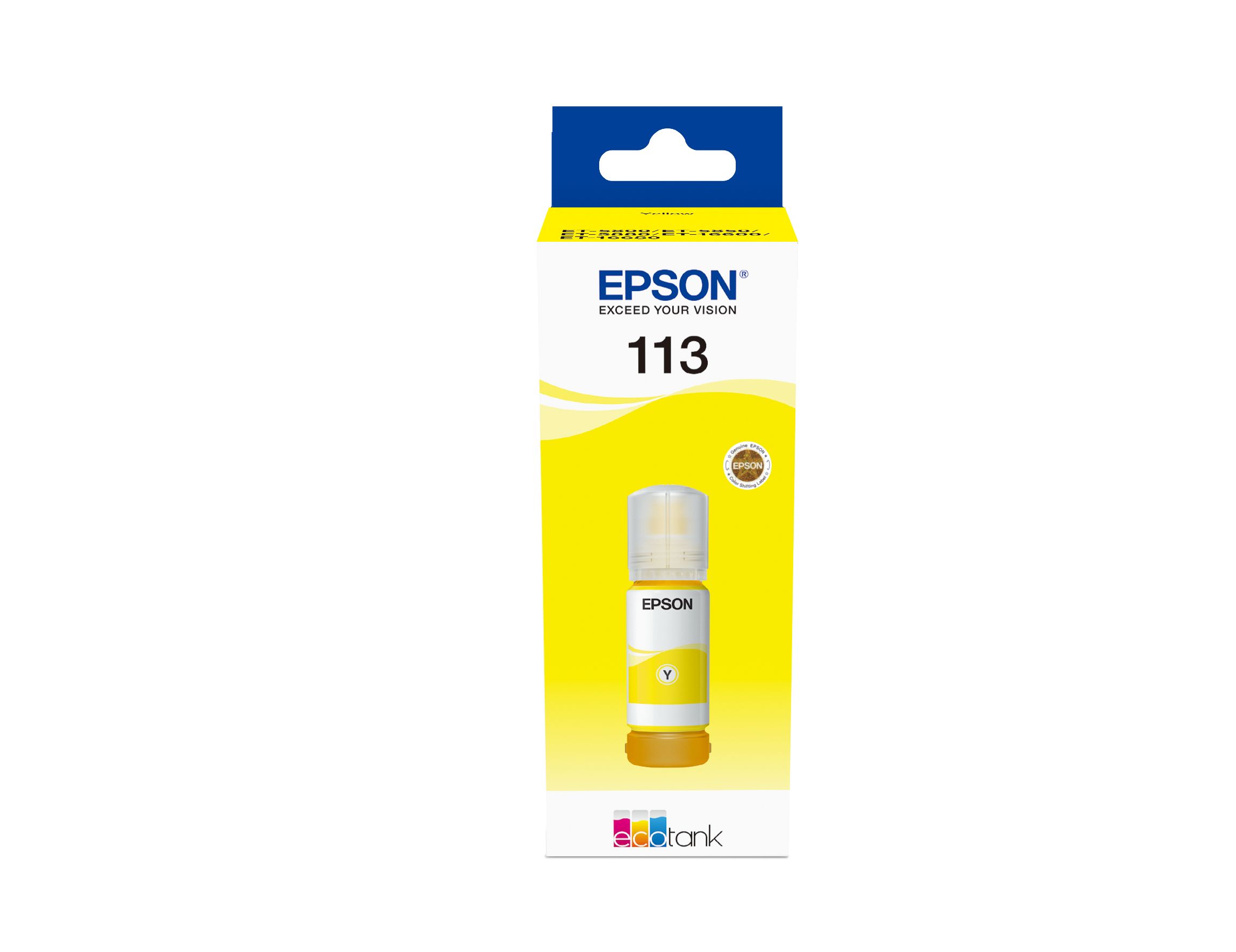 Epson 113 EcoTank Pigment Yellow Ink Bottle - 70ml - C13T06B440