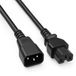 Allteq C14 naar C15 apparaatsnoer - 5 meter - Zwart