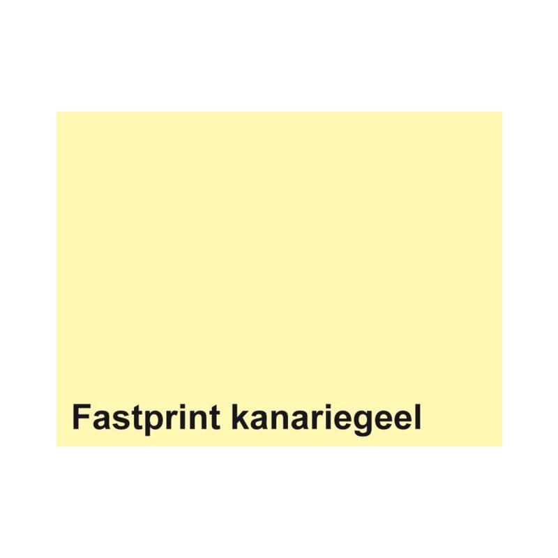 Fastprint Kopieerpapier a4 80gr kanariegeel 500vel