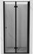 Mexen Mist-F porte de douche pliante droite 95 cm, bord noir, noir