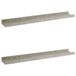 VidaXL 326700 Wandschappen MDF Grijs 600x90x30 mm