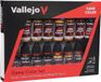 Vallejo Hobbyverf Acrylverf - 72189 Leder en Metaal Kleuren voor Fantasy and Wargames - Game Color - Acryl Set - 16x Verf set - 16x 18 ml