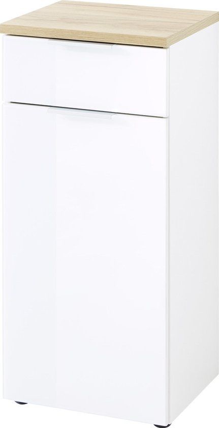 Germania Pescara Badkamerkast Medium - Wit/Eiken