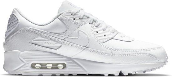 Nike Nike Air Max 90 Leather - Triple White - Sneakers Heren