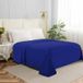Elegant Comfort Premium hotelkwaliteit 1-delig laken, luxe en zachtste 1500 draadtelling Egyptische kwaliteit beddengoed, plat laken, kreuk-, vlek- en vervagingsbestendig, kingsize, koningsblauw