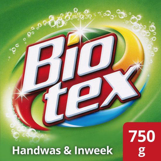 Biotex Waspoeder Handwas & Inweek - 750 gram - 18 wasbeurten