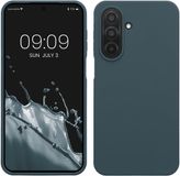 kwmobile hoesje geschikt voor Samsung Galaxy A27 5G - Hoesje met siliconen coating - Smartphone case in leisteen