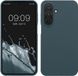 kwmobile hoesje geschikt voor Samsung Galaxy A27 5G - Hoesje met siliconen coating - Smartphone case in leisteen
