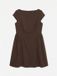 Vero Moda Jurk VMNADI Korte jurk Chicory Coffee 1
