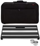 G4M Gear4music G4M Pedalboard with Integrated Power Supply and Carry Case, Large