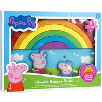 Peppa Pig Houten Regenboog Puzzel