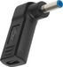 Avizar Adaptateur de charge USB-C vers 4,5 x 3,0 mm, Noir