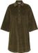 b.young BYDASIK A DRESS Dames Mini jurken Katoen Elastaan Kalamata Effen Driekwart mouw Klassieke kraag Casual Herfst/Winter 2025
