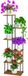Ibenzoa® 6 Laags Plantenrek - Hout & Metaal, 131cm Plantenstandaard voor Balkon & Tuin