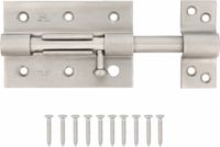 Amig Schuifslot/Plaatgrendel - Staal - 12cm - Mat RVS