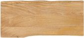 vidaXL Tafelblad met natuurlijke rand 90x40x2,5 cm massief mangohout