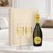 YourSurprise Riondo Coffret Mousseux Riondo Prosecco Spumante (750ml) & 2 flûtes - Verres gravés