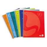 BM BeMore Spiraalblok Color 60 Fg, A5, 4mm Vierkanten