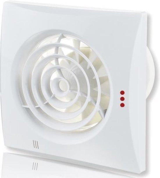 SIKU ventilatie Ventilator Quiet Ø100mm voor kleine ruimtes (25dB) met kogellager