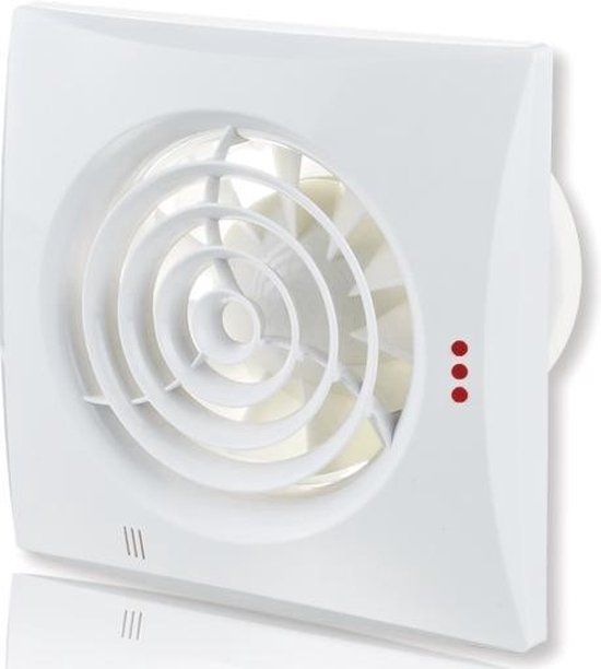 SIKU ventilatie Ventilator Quiet Ø100mm - 25dB - Wit