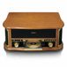 Lenco TCD-2551WD - Retro Platenspeler met Bluetooth, CD, Cassette, Radio & USB - Hout