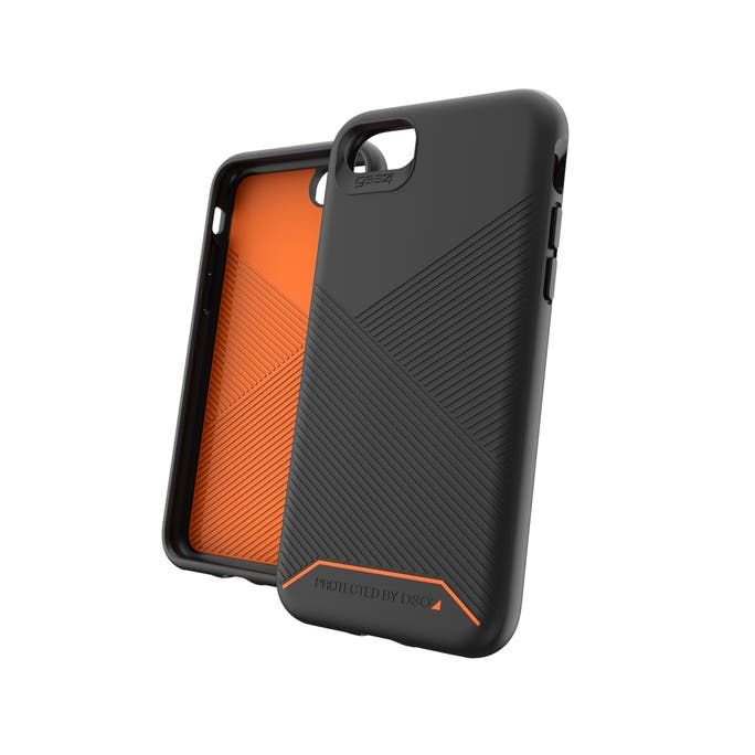 GEAR4 Denali hoesje voor iPhone SE (3rd & 2nd Gen), iPhone 8, iPhone 7, iPhone 6s, iPhone 6 - Zwart