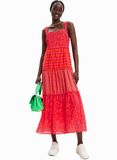 Desigual Vest_ely 3000 damesjurk, Rood