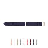 SELVA horlogeband, 14-24 mm, leer, verwisselbaar, vervangende band voor smartwatch, gemaakt in Duitsland