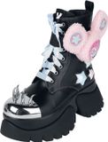 Koi Frunkrocker Sidekick Platform Boots Dames Laars - zwart - EU39