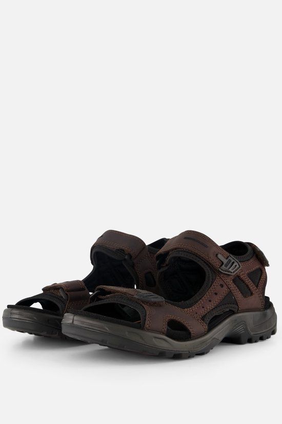 Ecco Offroad Sandalen Heren - Maat 44 - Donkerbruin - Zwart