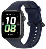 Wigento Honor Watch 5 Effen design, sluiting, zachte siliconen vervangende band, donkerblauw